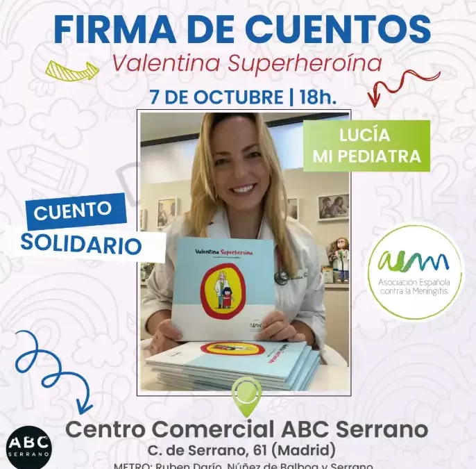 Firma cuentos – Lucía mi pediatra