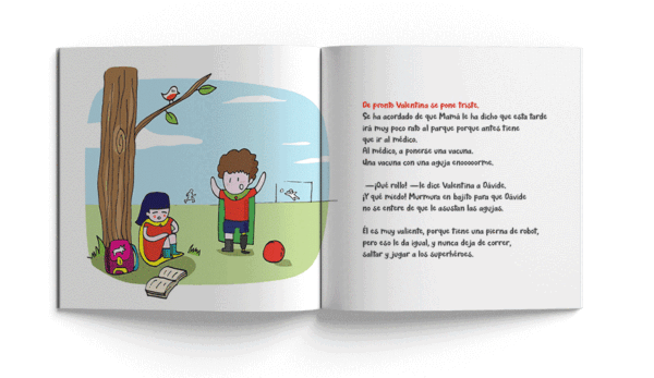LIBRO VALENTINA SUPERHEROÍNA CON DEDICATORIA DE LUCÍA MI PEDIATRA - Imagen 4
